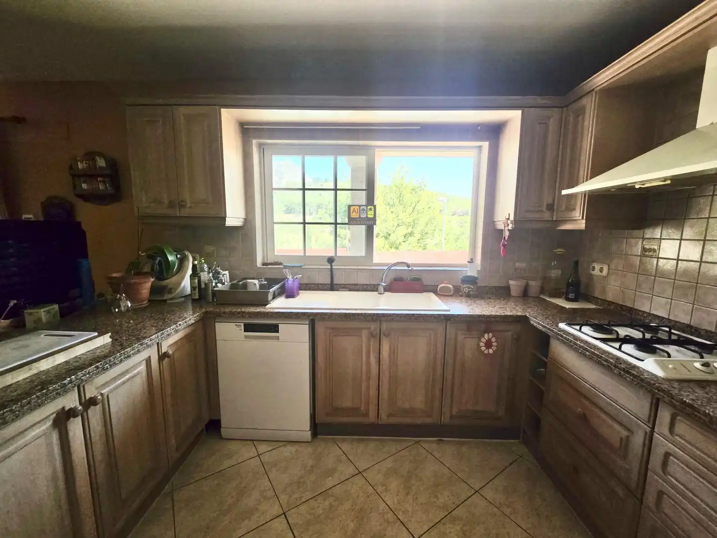 Cocina de Casa o chalet en venta en La Nucia con Aire acondicionado, Jardín privado y Terraza