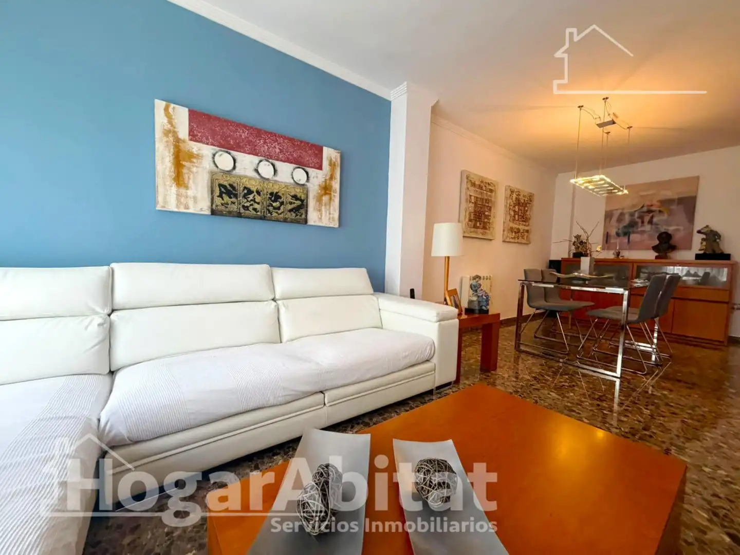 Living room of Flat for sale in Alboraya  with Air Conditioner, Heating and Terrace
