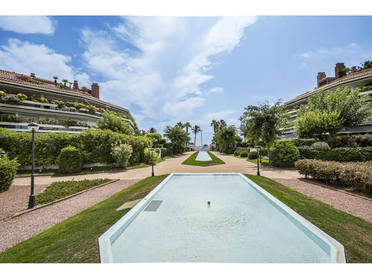 Garten von Dachboden zum Verkauf in Sitges mit Klimaanlage, Heizung und Terrasse