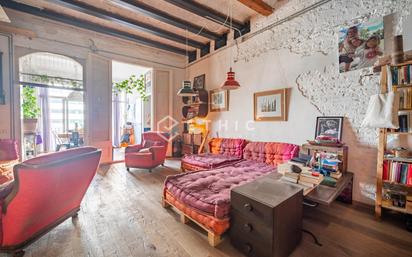Living room of Flat for sale in  Barcelona Capital  with Heating and Balcony