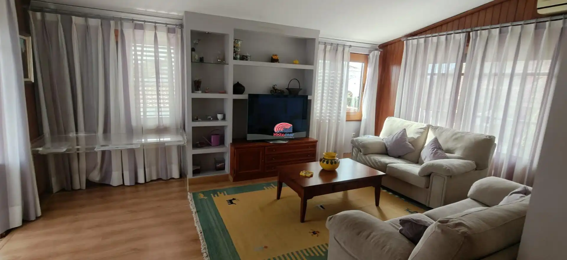 Living room of Houses for sale in Sagunto / Sagunt  with Air Conditioner, Heating and Private garden