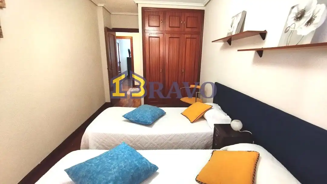 Bedroom of Flat for sale in Medina de Pomar  with Heating, Terrace and Furnished