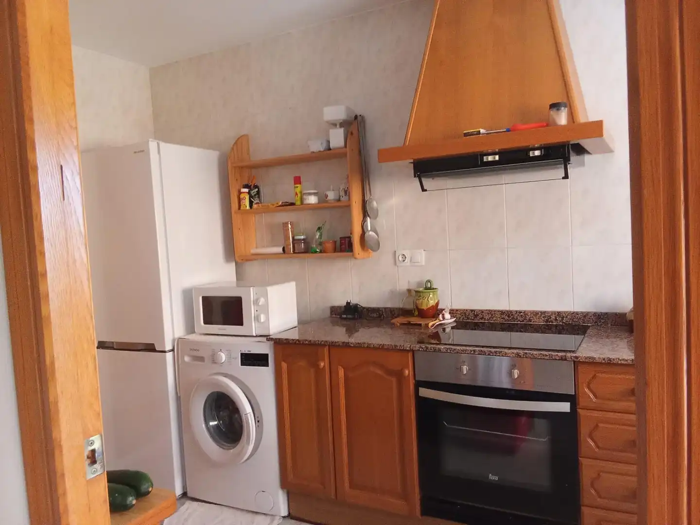 Cuina de Casa o xalet en venda en Cullera amb Aire condicionat, Jardí privat i Moblat