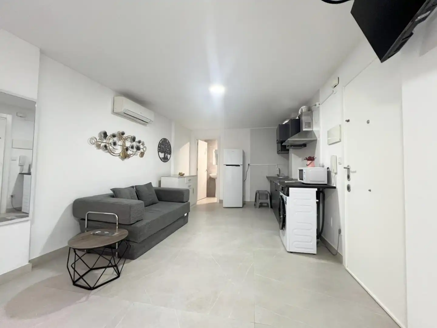 Sala de estar de Estudio de alquiler en Centro
