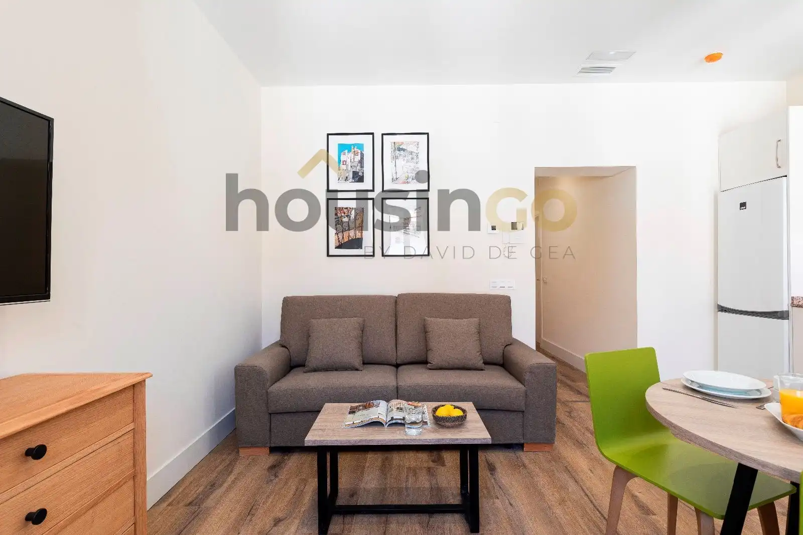 Living room of Flat for rent in Madrid  with Air Conditioner, Heating and Terrace