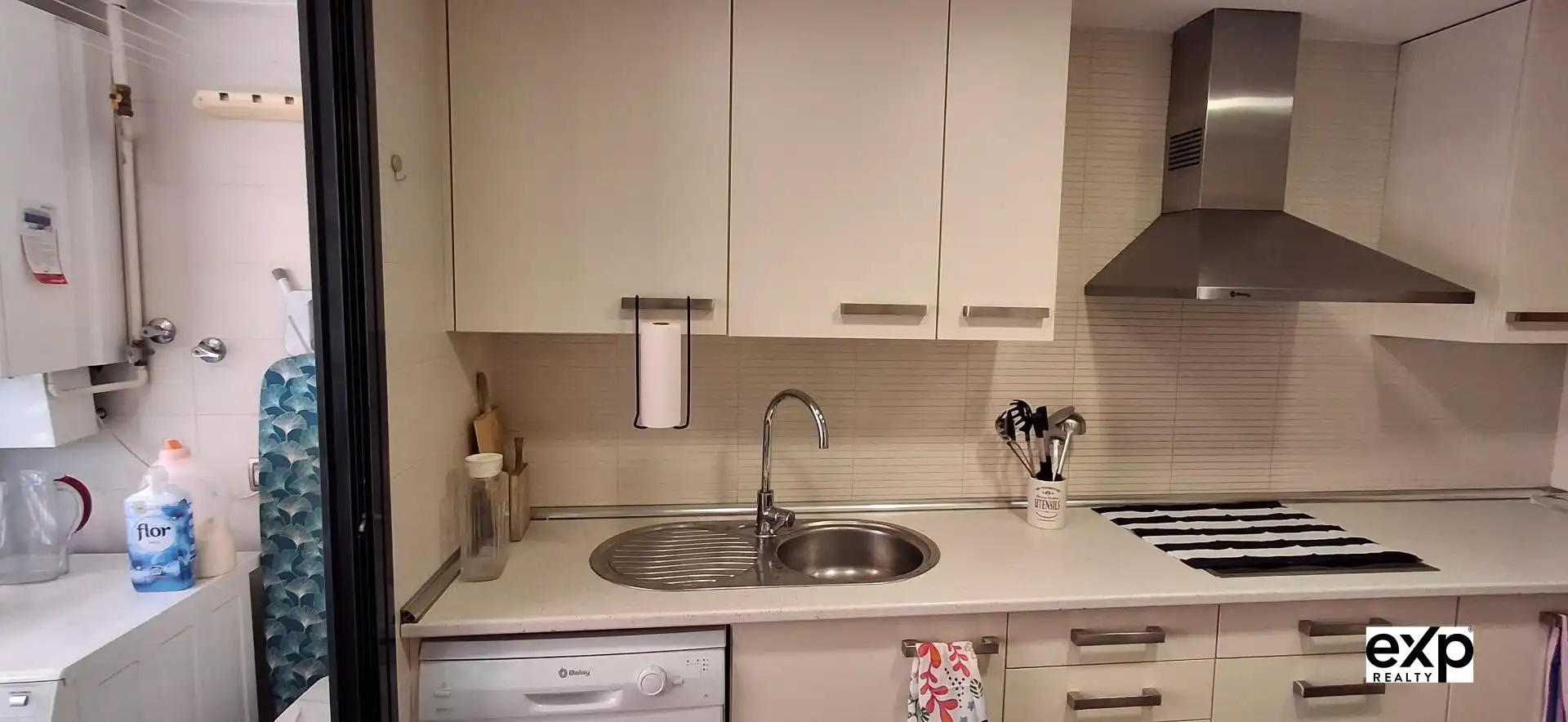 Kitchen of Apartments for rent in Madrid  with Air Conditioner, Heating and Private garden
