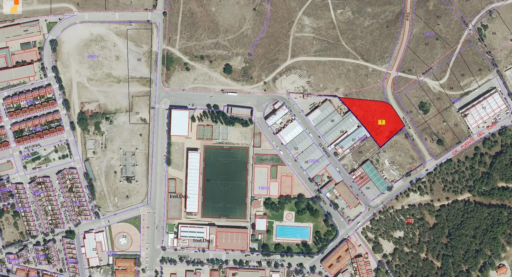 Industrial land for sale in El Molar (Madrid)
