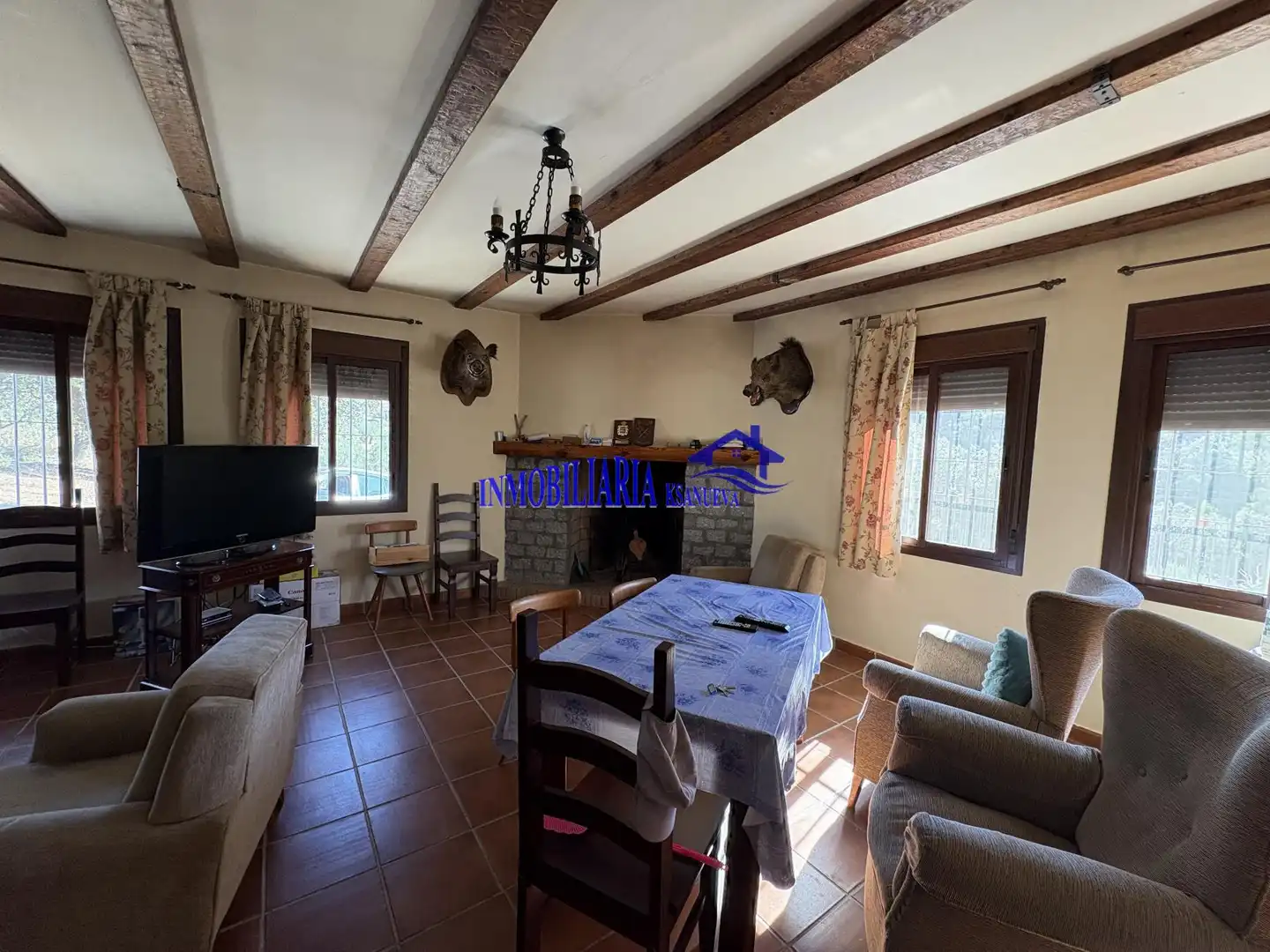 Sala de estar de Finca rústica en venta en Montoro con Aire acondicionado, Calefacción y Trastero