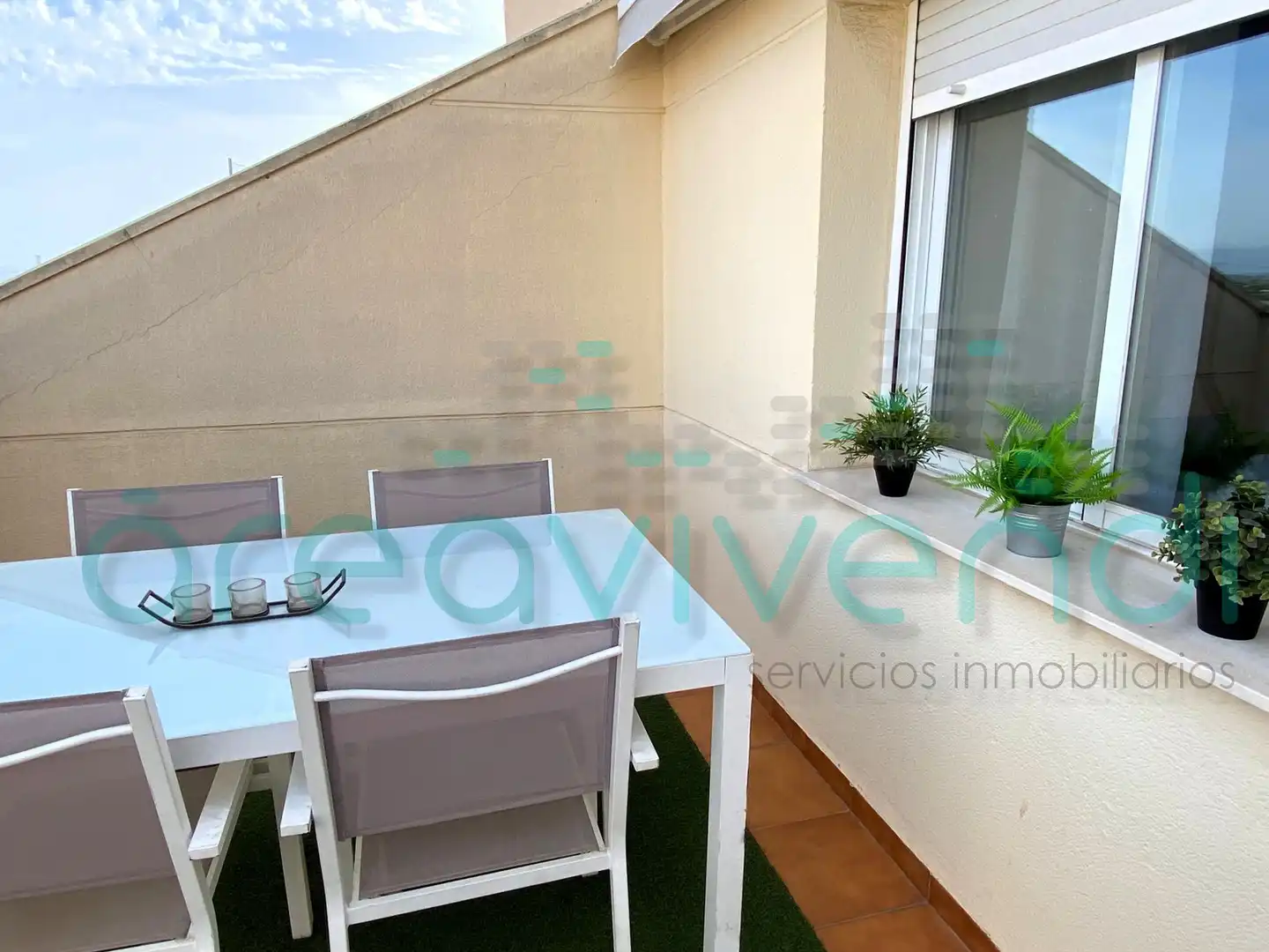Balcony of Duplexes for sale in Castellón de la Plana / Castelló de la Plana  with Air Conditioner, Terrace and Storage room