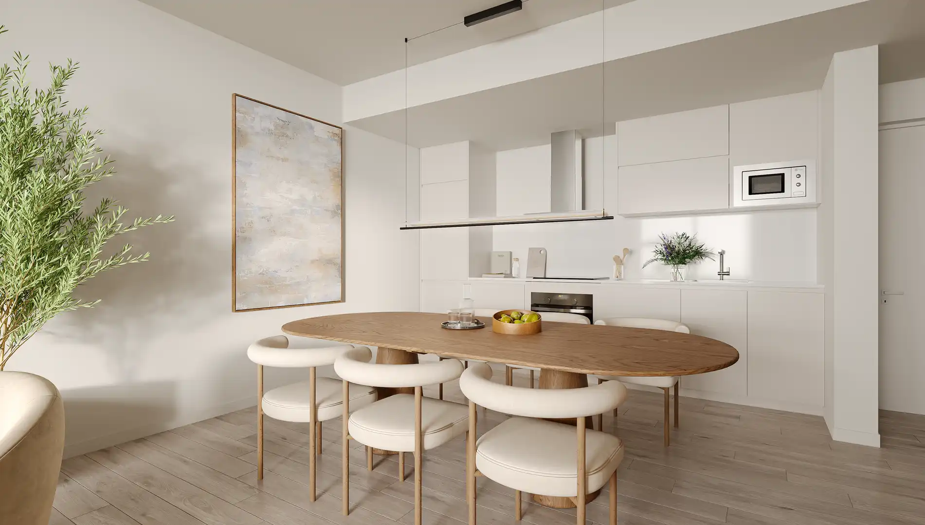 Cocina de Apartamento en venta en Mijas con Terraza