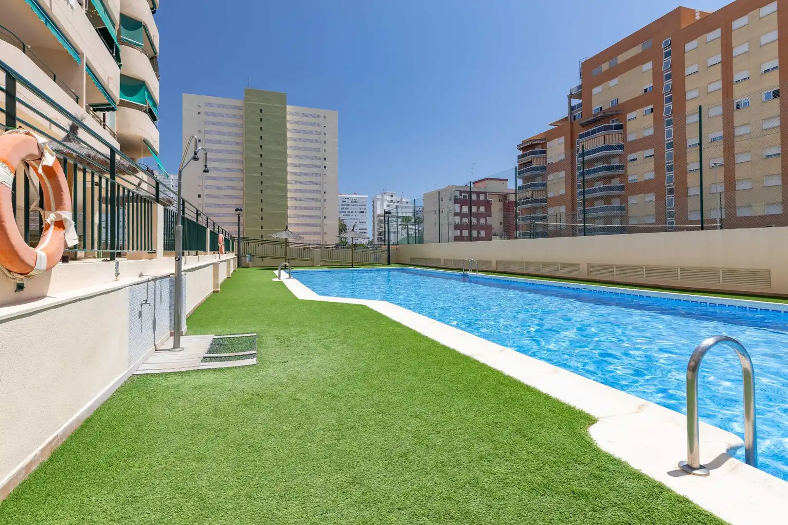 Swimming pool of Apartments for sale in La Pobla de Farnals  with Air Conditioner, Heating and Private garden