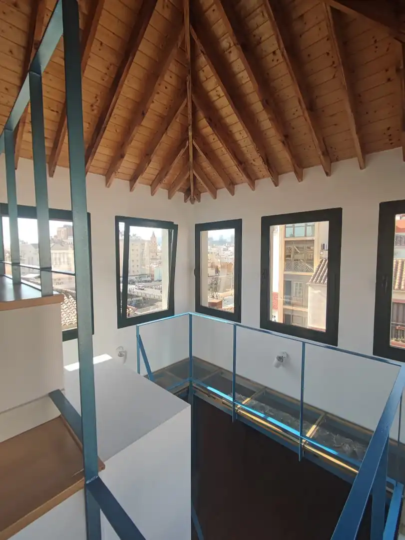 Terrasse von Loft zur Miete in Málaga mit Klimaanlage, Terrasse und Möbliert