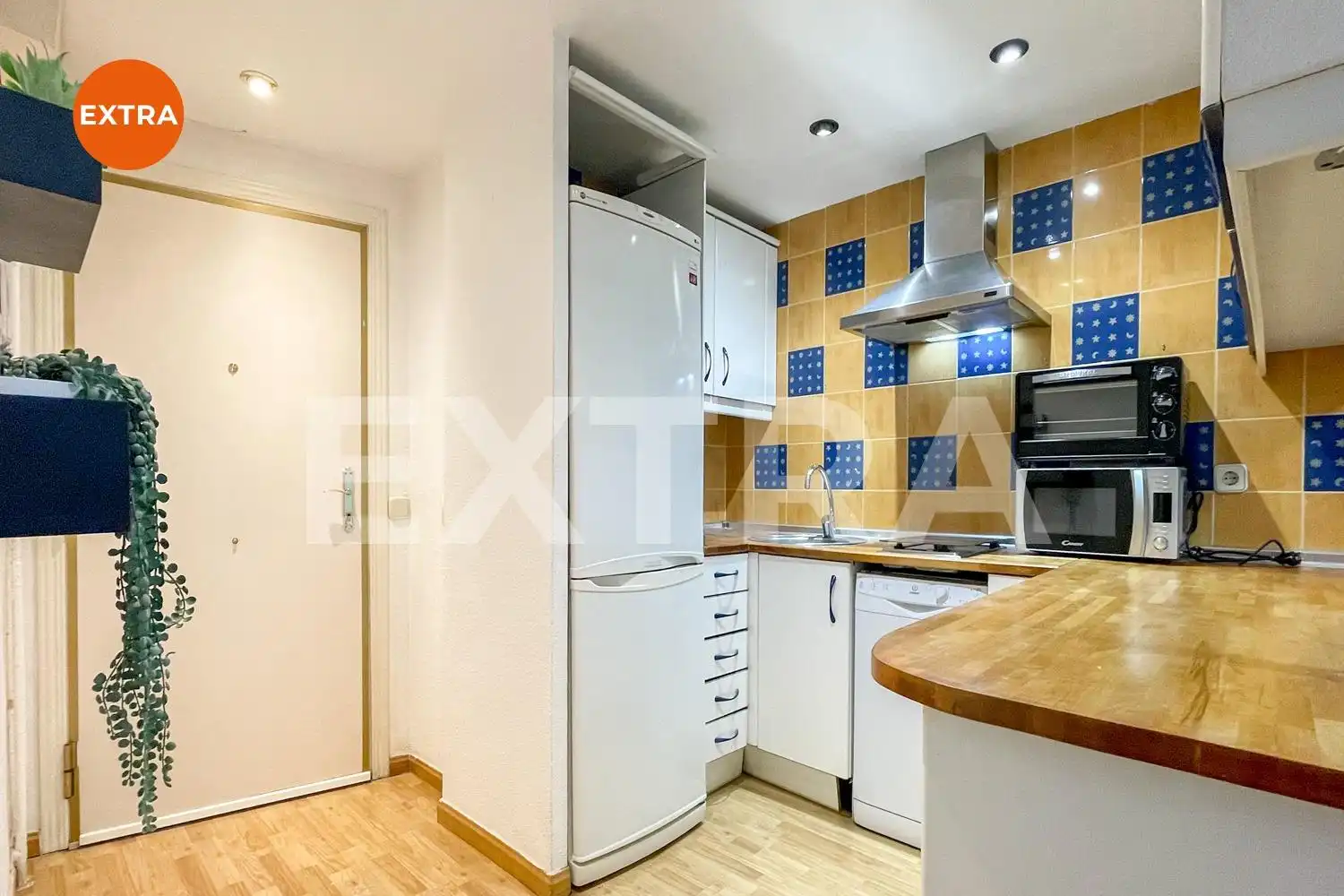 Cocina de Apartamento en venta en Madrid con Aire acondicionado, Calefacción y Terraza