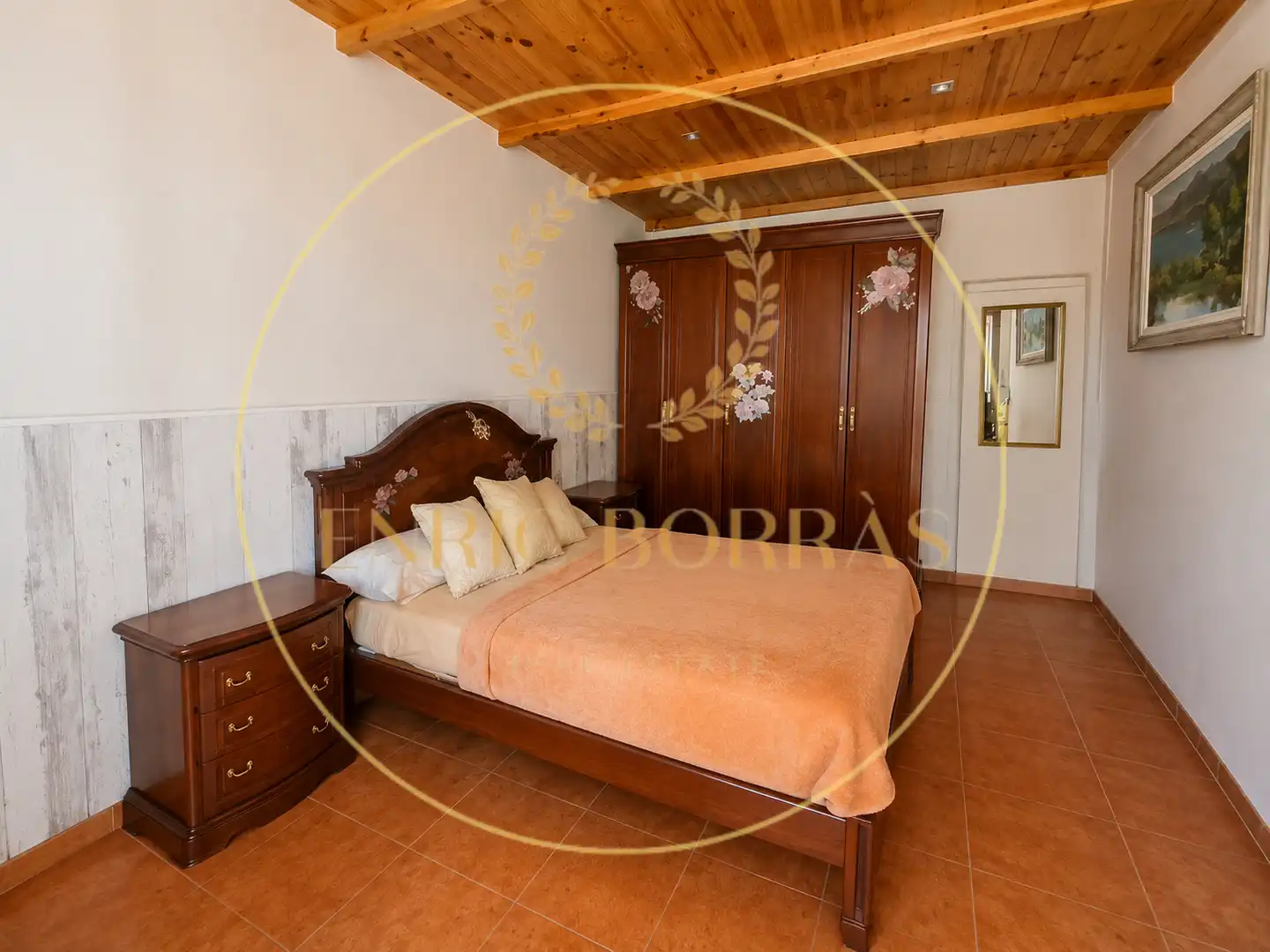 Bedroom of Flat for sale in Gironella  with Air Conditioner, Heating and Storage room