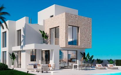 Exterior view of House or chalet for sale in La Nucia  with Heating, Private garden and Terrace