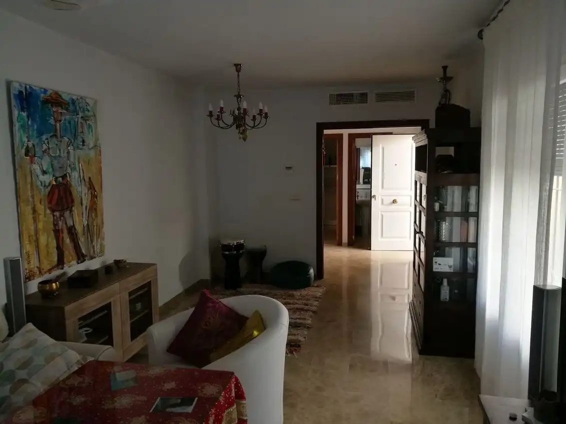 Sala de estar de Casa adosada en venta en Alcalá del Río con Aire acondicionado y Trastero