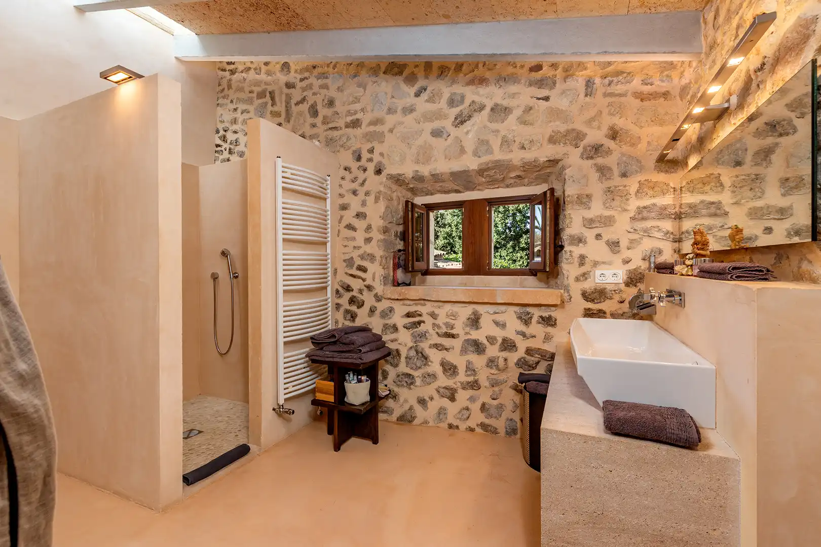 Bany de Finca rústica en venda en Porreres amb Aire condicionat, Calefacció i Parquet