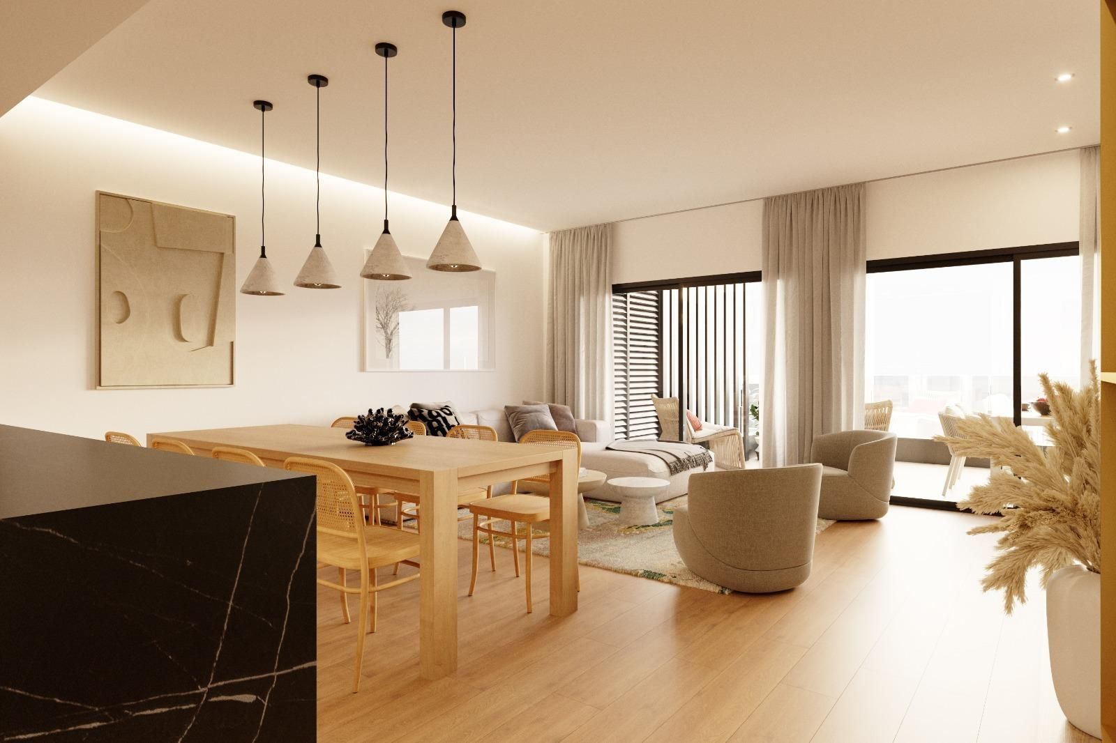 Sala d'estar de Pis en venda en Elche / Elx amb Terrassa, Balcó i Piscina comunitària