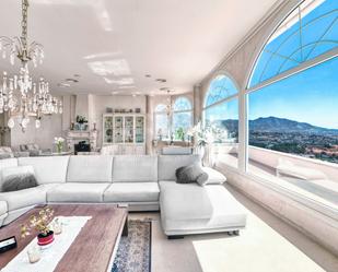 Living room of House or chalet for sale in Mijas  with Air Conditioner, Terrace and Swimming Pool