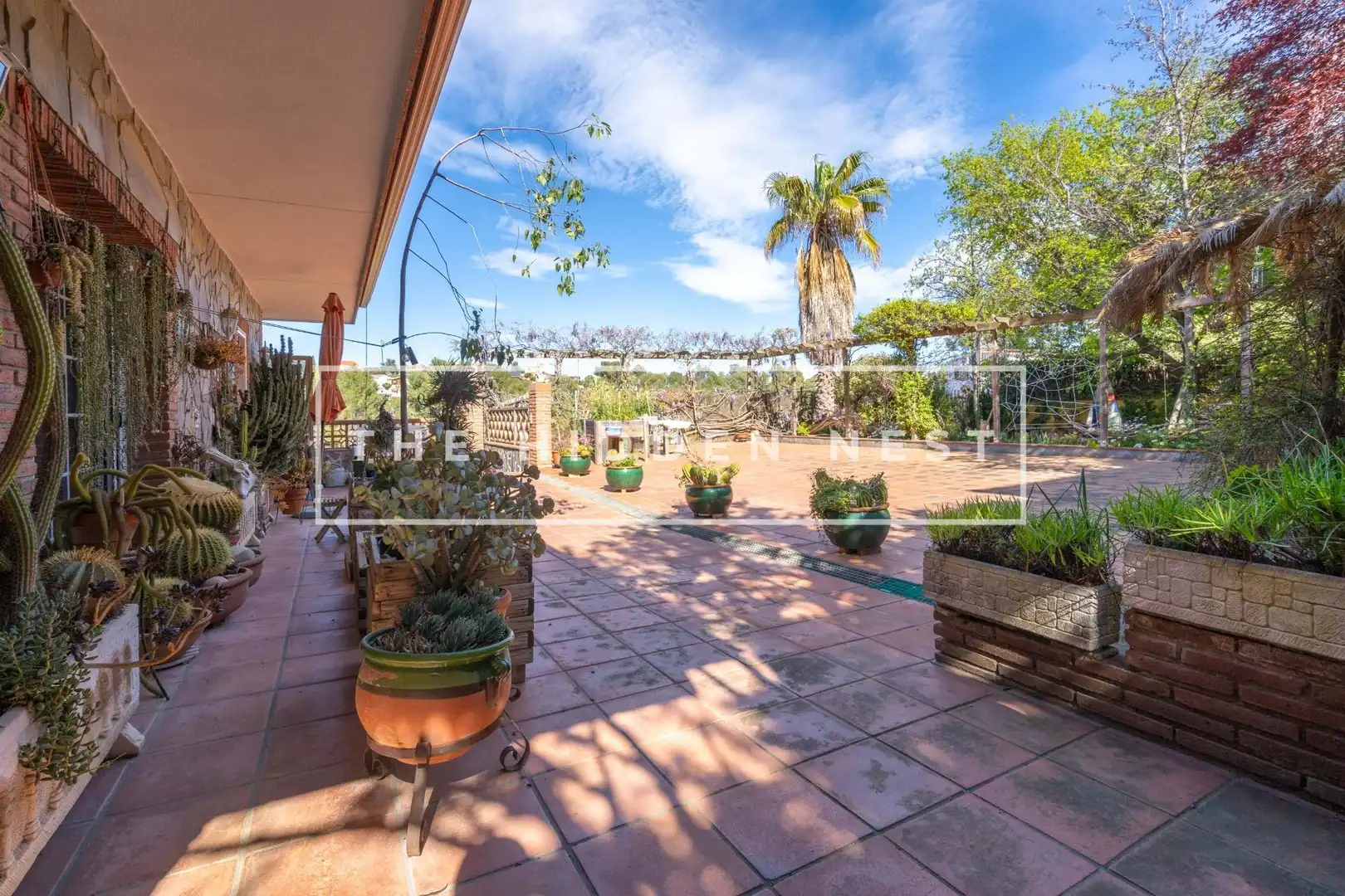Terrassa de Casa o xalet en venda en Rubí amb Aire condicionat, Jardí privat i Terrassa