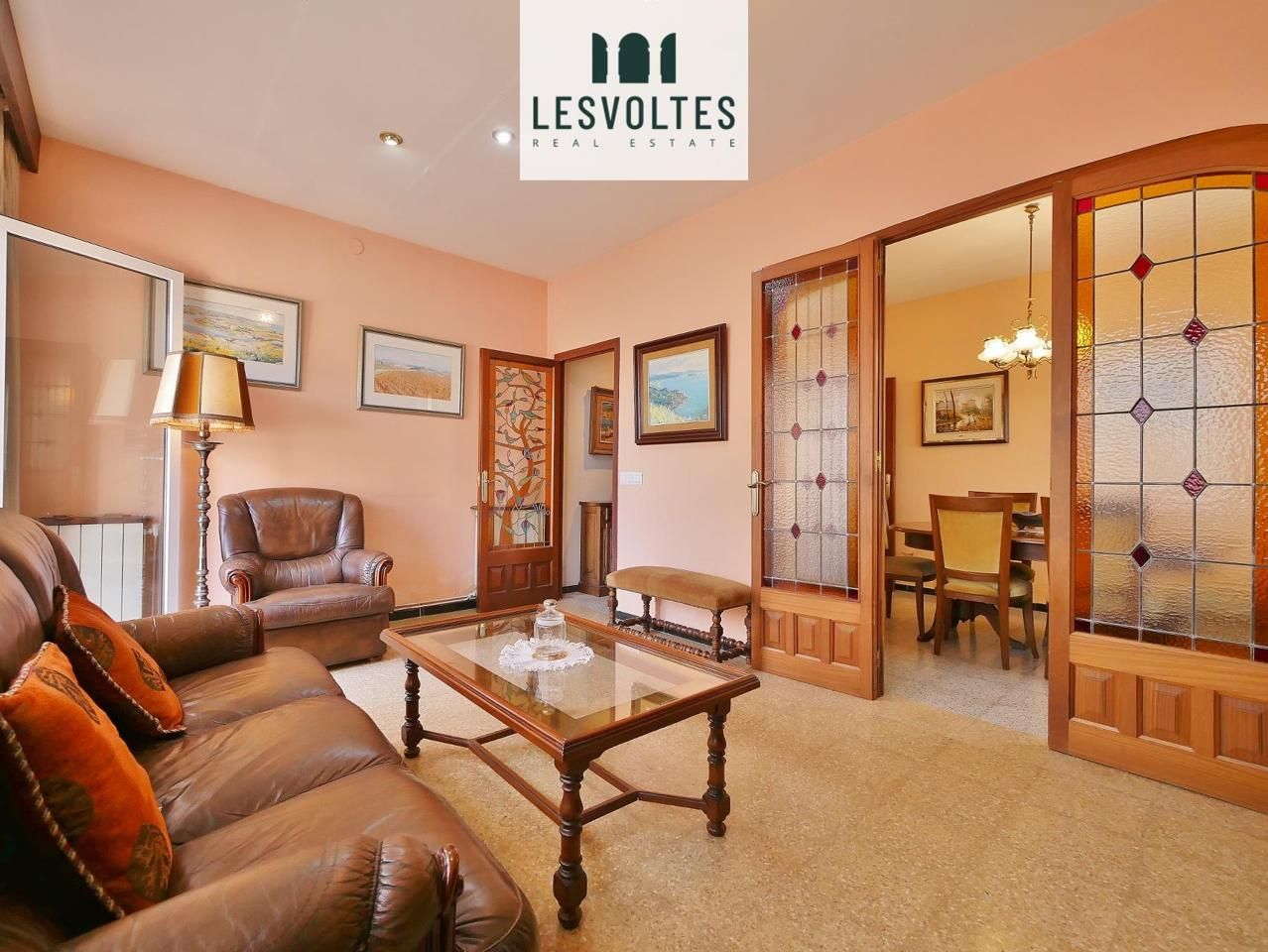 Wohnzimmer von Haus oder Chalet zum Verkauf in Palafrugell mit Klimaanlage, Heizung und Terrasse