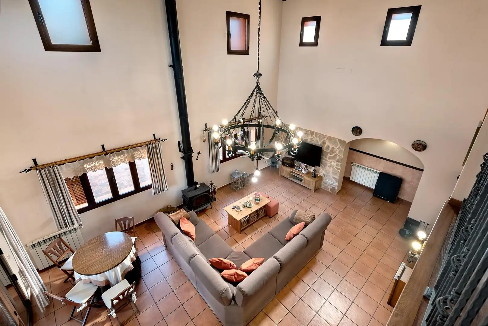 Sala de estar de Finca rústica en venta en Sencelles con Calefacción, Jardín privado y Terraza
