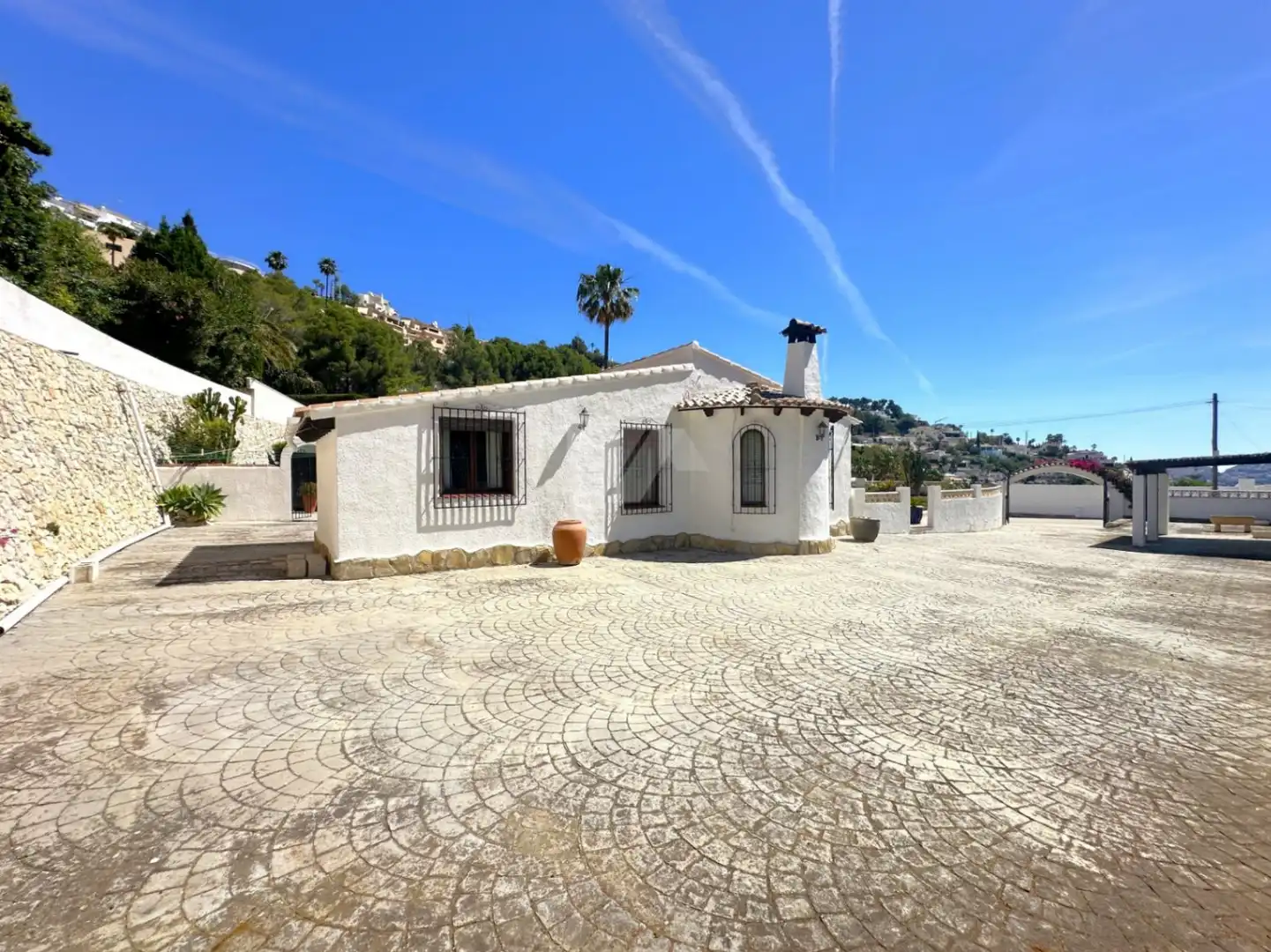 Exterior view of Houses for sale in Moraira  with Air Conditioner, Heating and Private garden