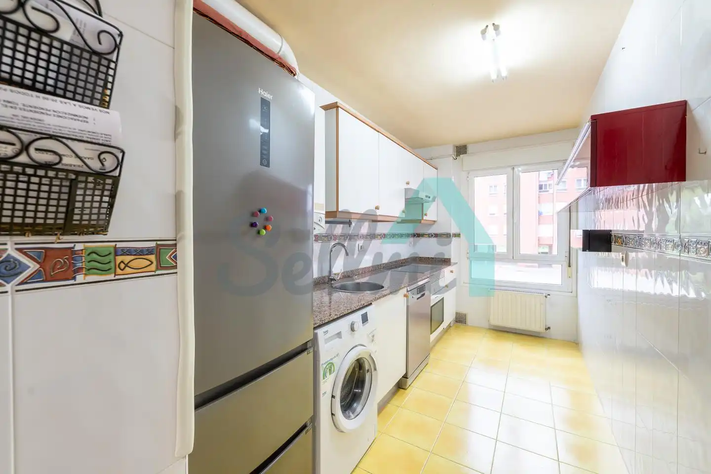 Kitchen of Flat for rent in Oviedo   with Heating, Parquet flooring and Furnished