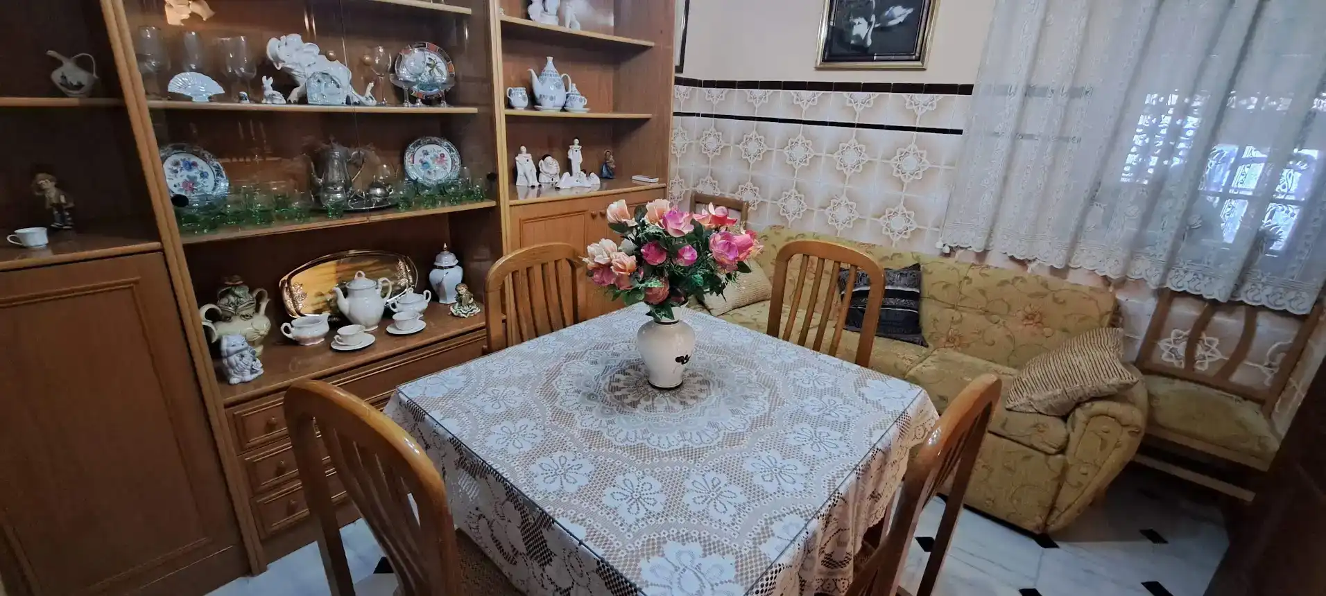 Dining room of Houses for sale in Puertollano  with Air Conditioner, Storage room and Furnished