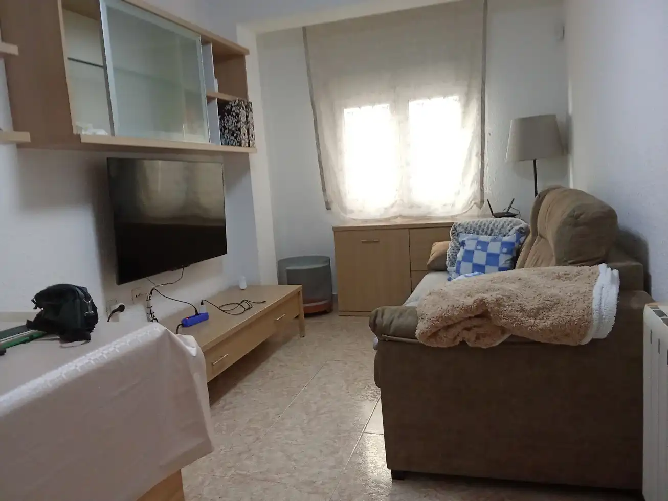 Sala de estar de Piso en venta en Zaragoza con Calefacción, Terraza y Amueblado