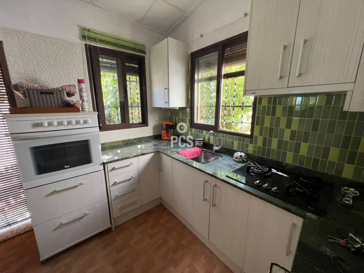 Cuina de Casa o xalet en venda en Aledo amb Aire condicionat, Jardí privat i Moblat