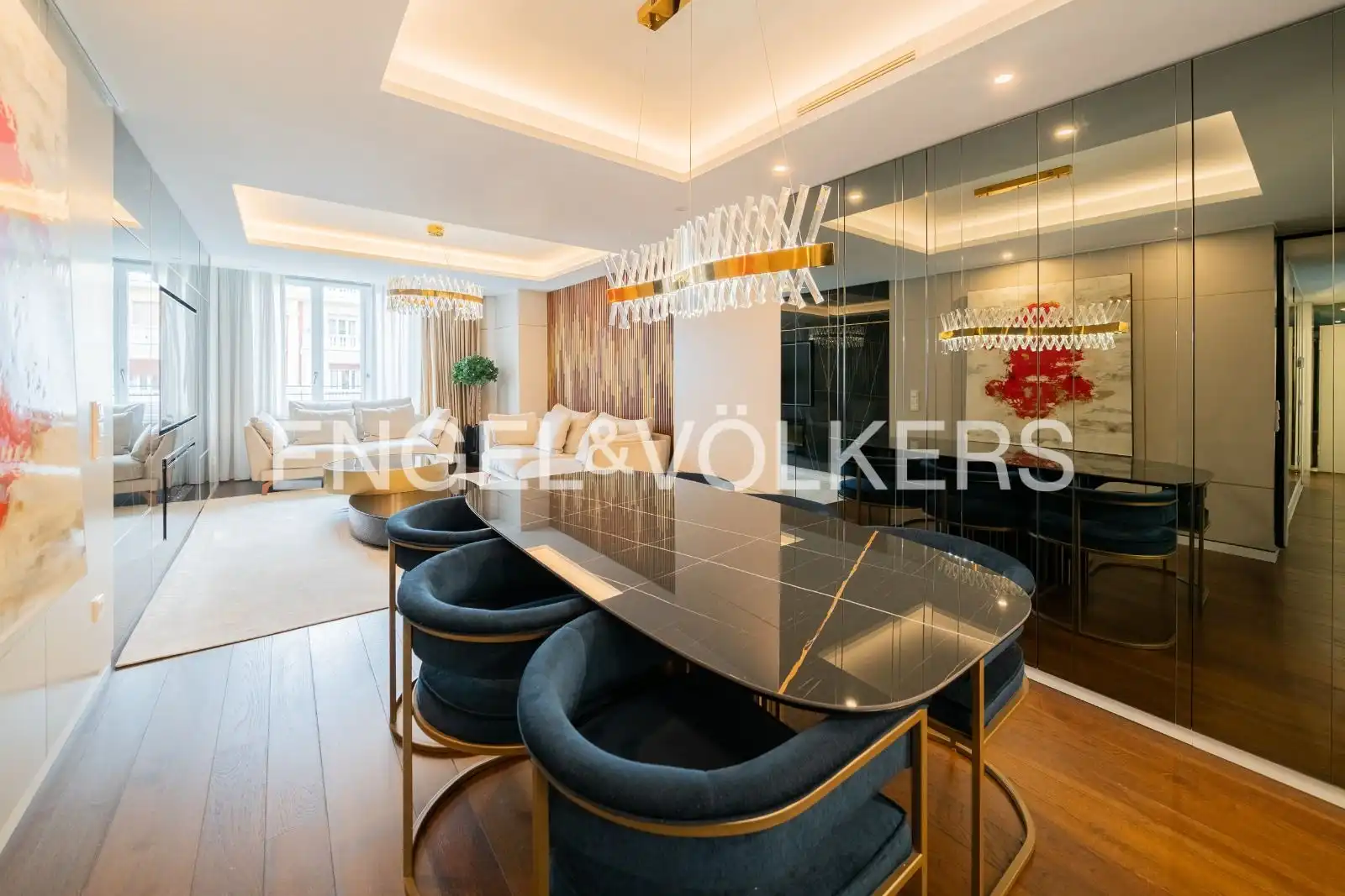 Dining room of Flat for rent in Madrid  with Air Conditioner, Heating and Swimming Pool
