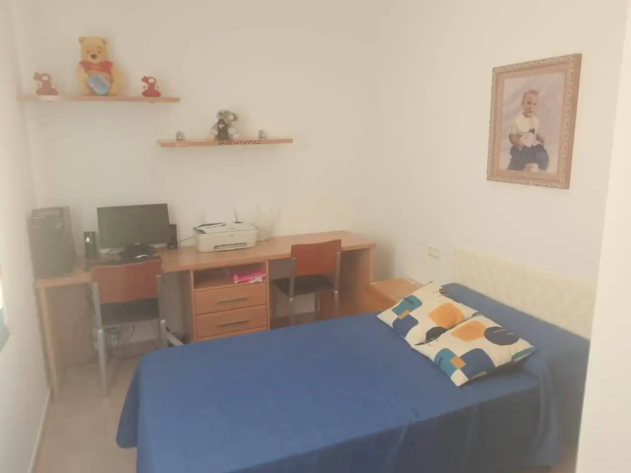 Schlafzimmer von Wohnung zum Verkauf in Simat de la Valldigna mit Klimaanlage, Heizung und Terrasse