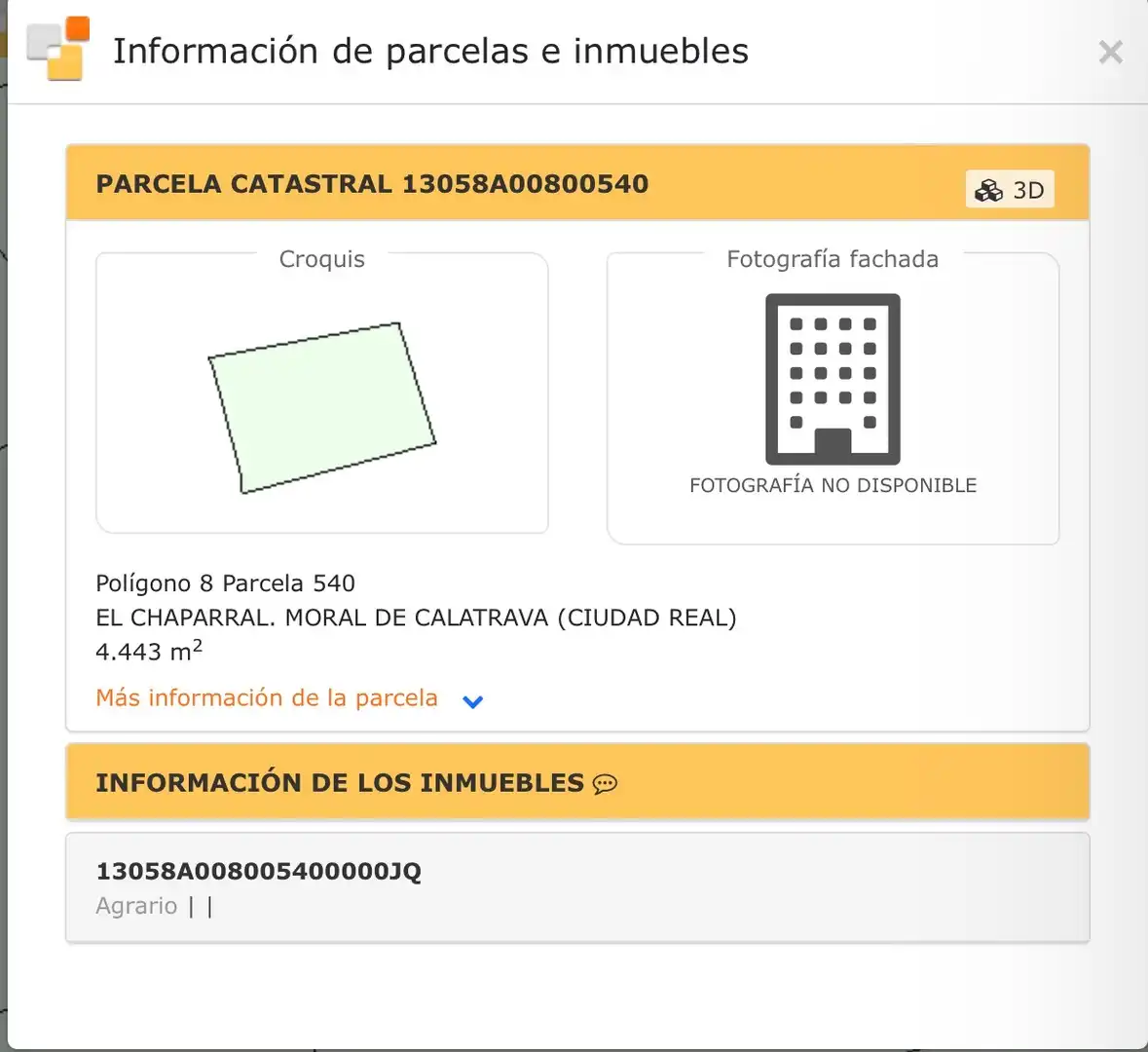 Terreny rústic en venda a Camino del Moral