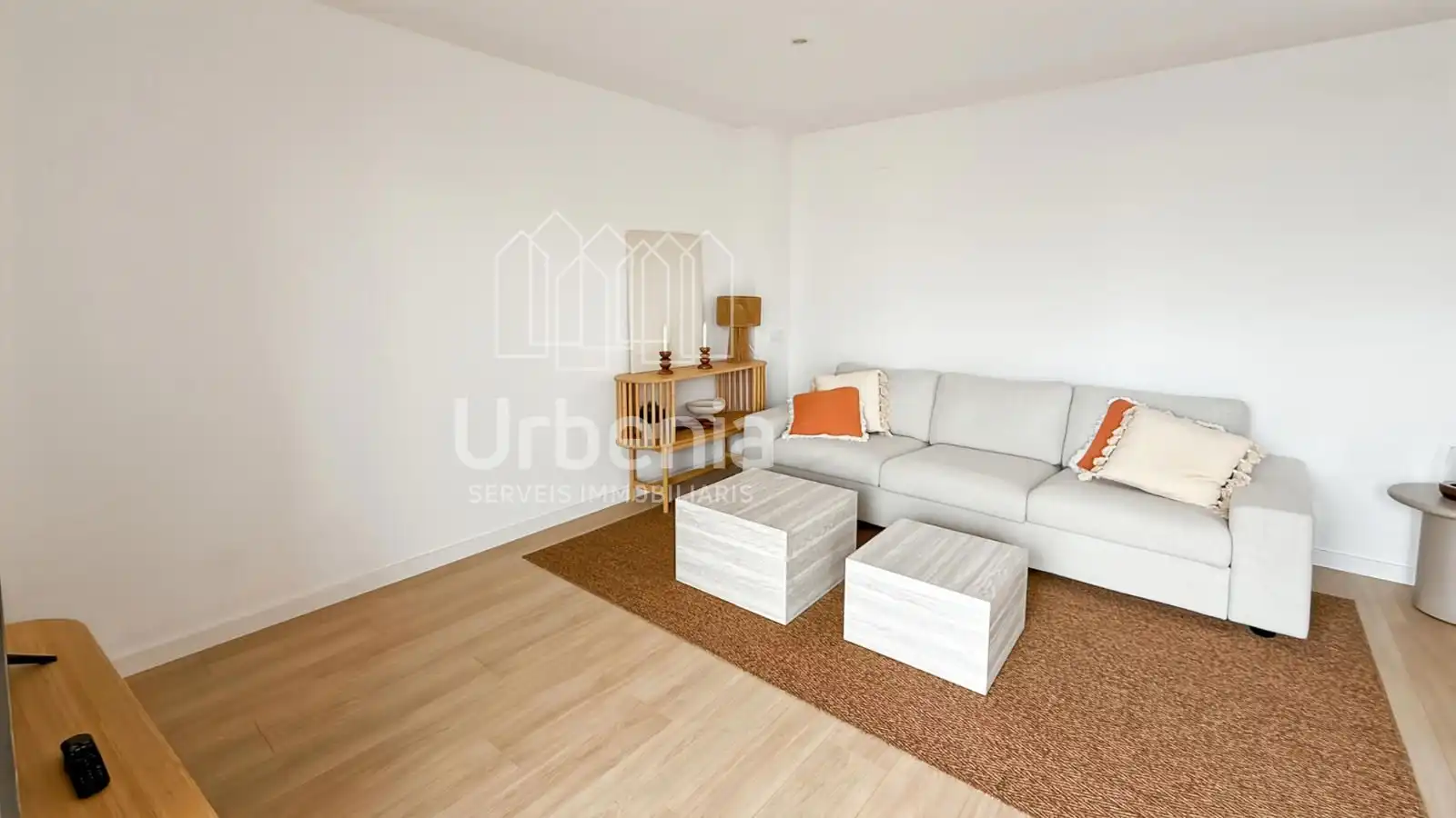 Sala de estar de Piso de alquiler en Badalona con Aire acondicionado, Calefacción y Terraza