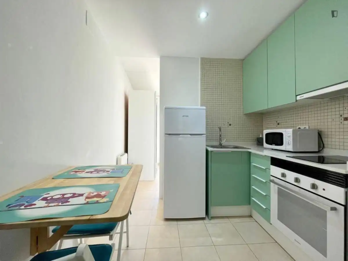 Kitchen of Apartments for rent in Barcelona  with Furnished, Oven and Washing machine