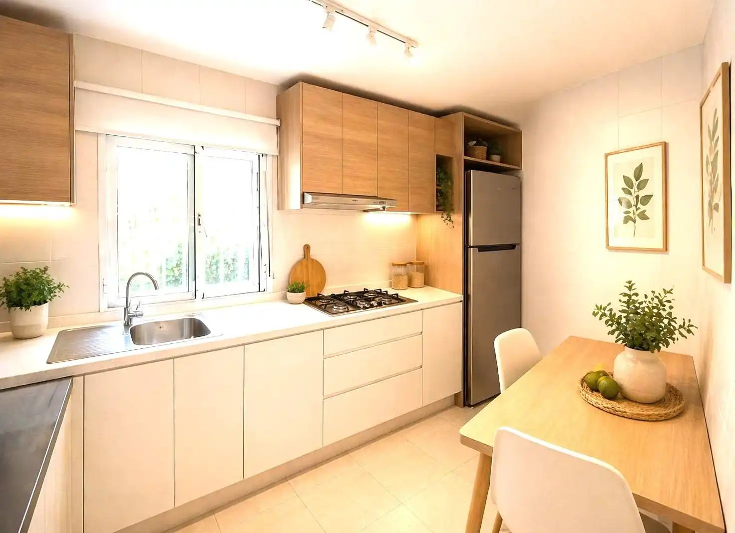 Küche von Haus oder Chalet zum Verkauf in San Andrés del Rabanedo mit Abstellraum und Balkon
