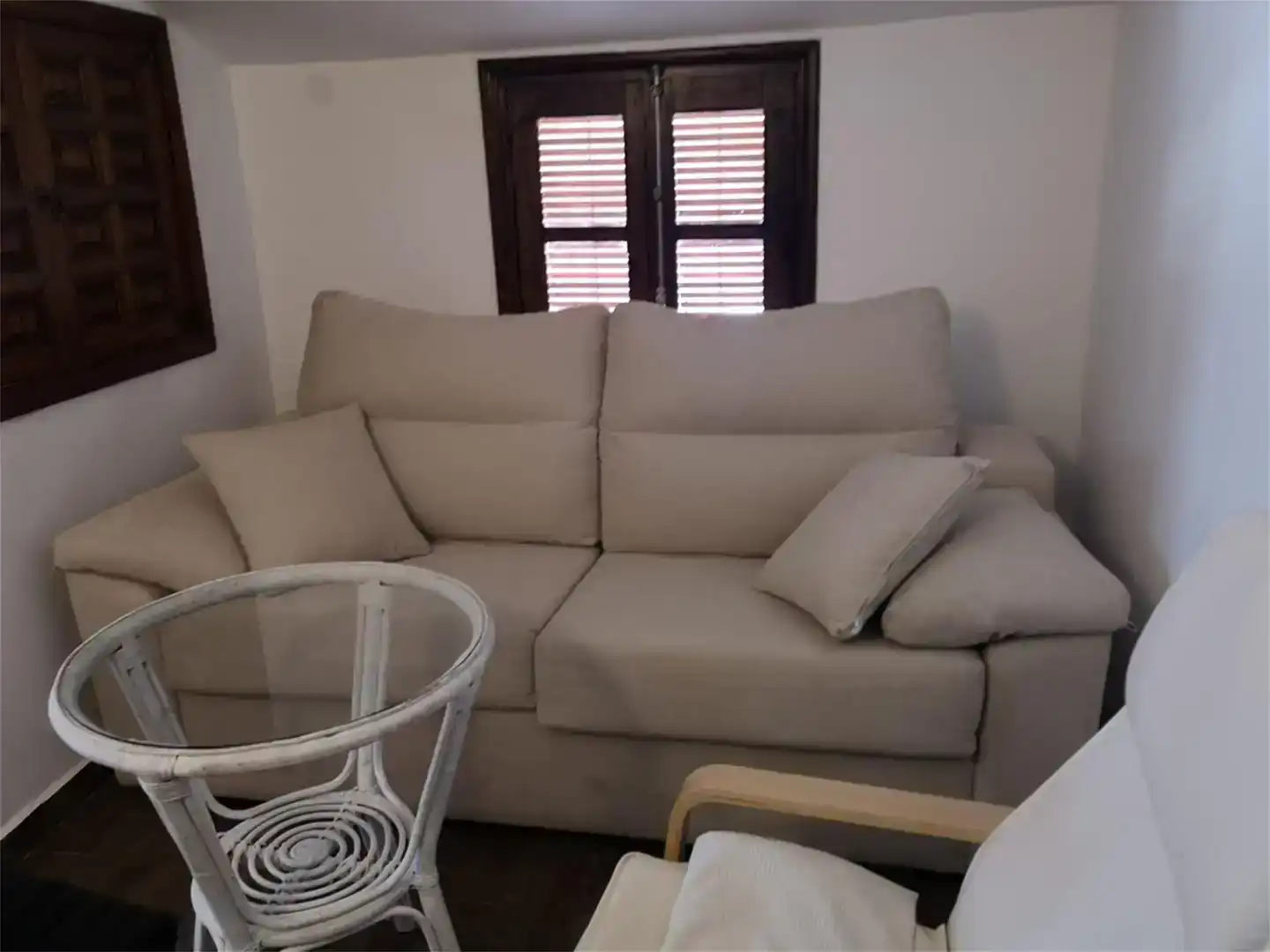 Sala de estar de Casa adosada en venta en Candelario con Lavadora, Microondas y Balcón