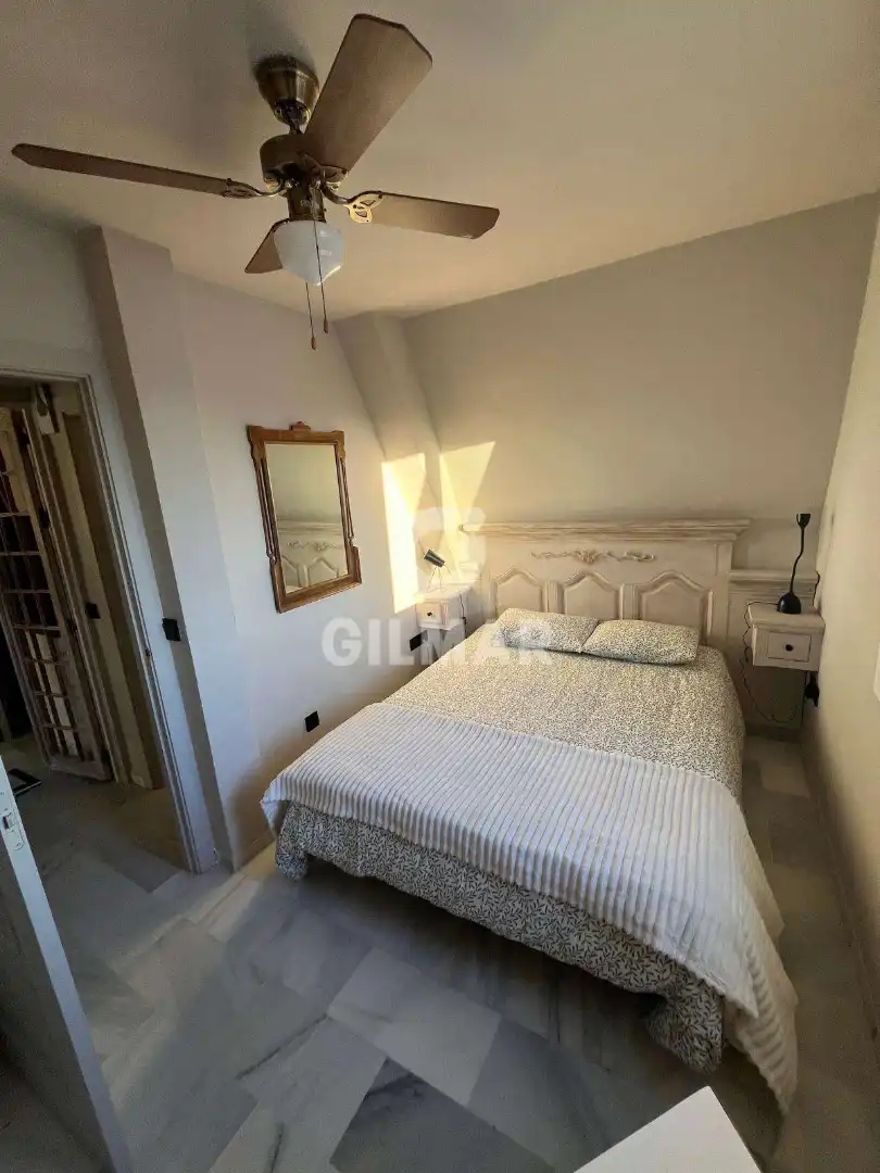 Schlafzimmer von Wohnung zur Miete in El Puerto de Santa María mit Klimaanlage, Heizung und Terrasse