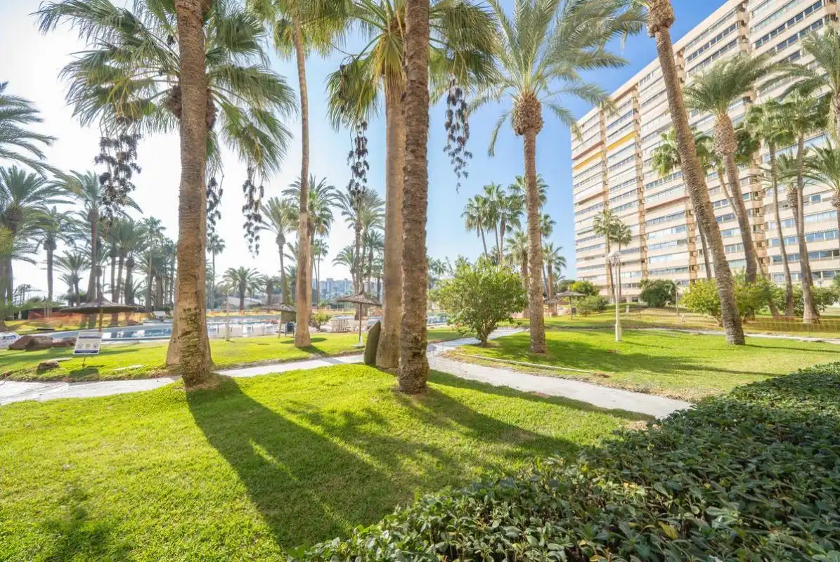 Vista exterior de Piso en venta en El Campello con Calefacción, Jardín privado y Terraza