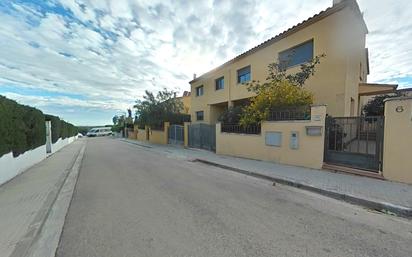 Exterior view of Single-family semi-detached for sale in Sant Jaume dels Domenys  with Private garden, Terrace and Storage room