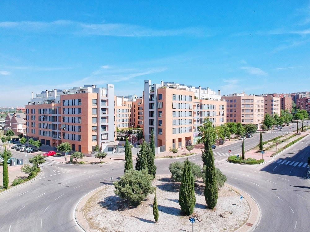 Exterior view of Flat for sale in  Madrid Capital  with Air Conditioner, Heating and Storage room