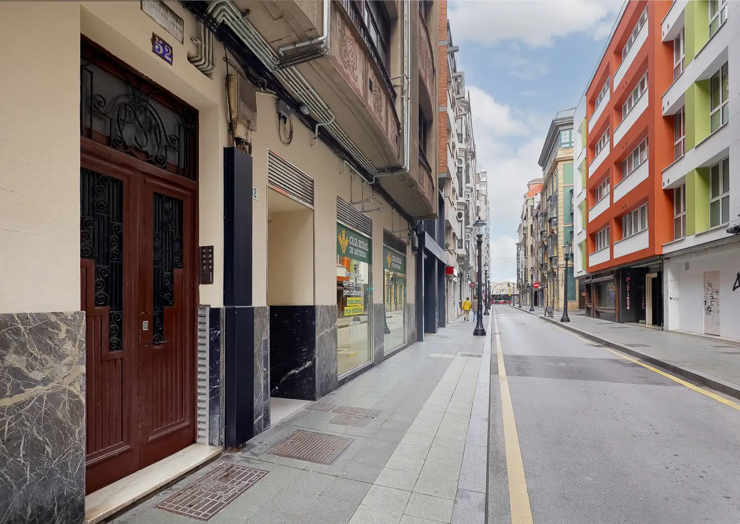 Vista exterior de Piso en venta en Gijón  con Calefacción y Trastero