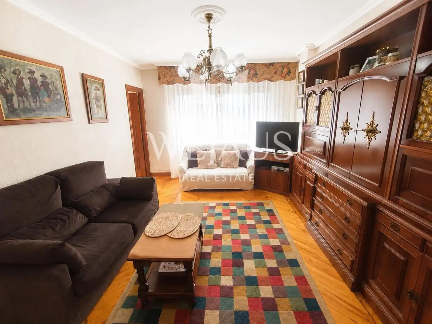 Sala de estar de Piso en venta en Santander con Calefacción y Amueblado