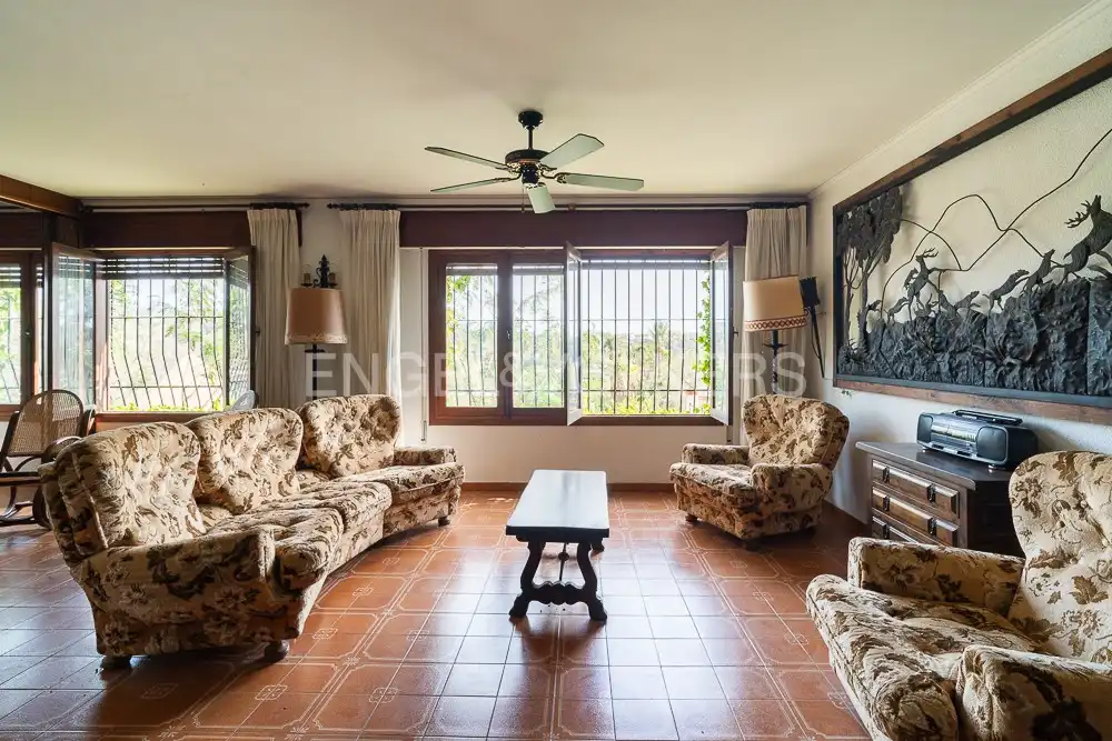 Sala de estar de Casa o chalet en venta en Gandia con Calefacción, Jardín privado y Terraza