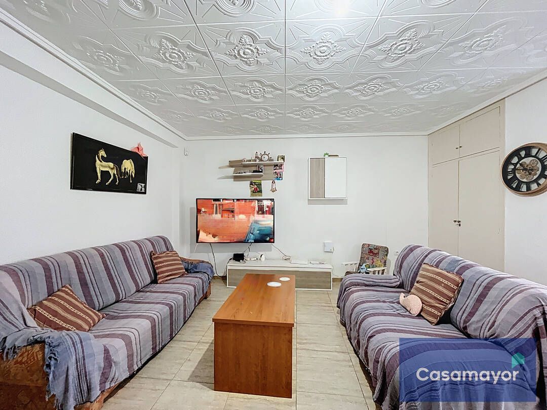 Sala de estar de Piso en venta en Alicante / Alacant con Trastero