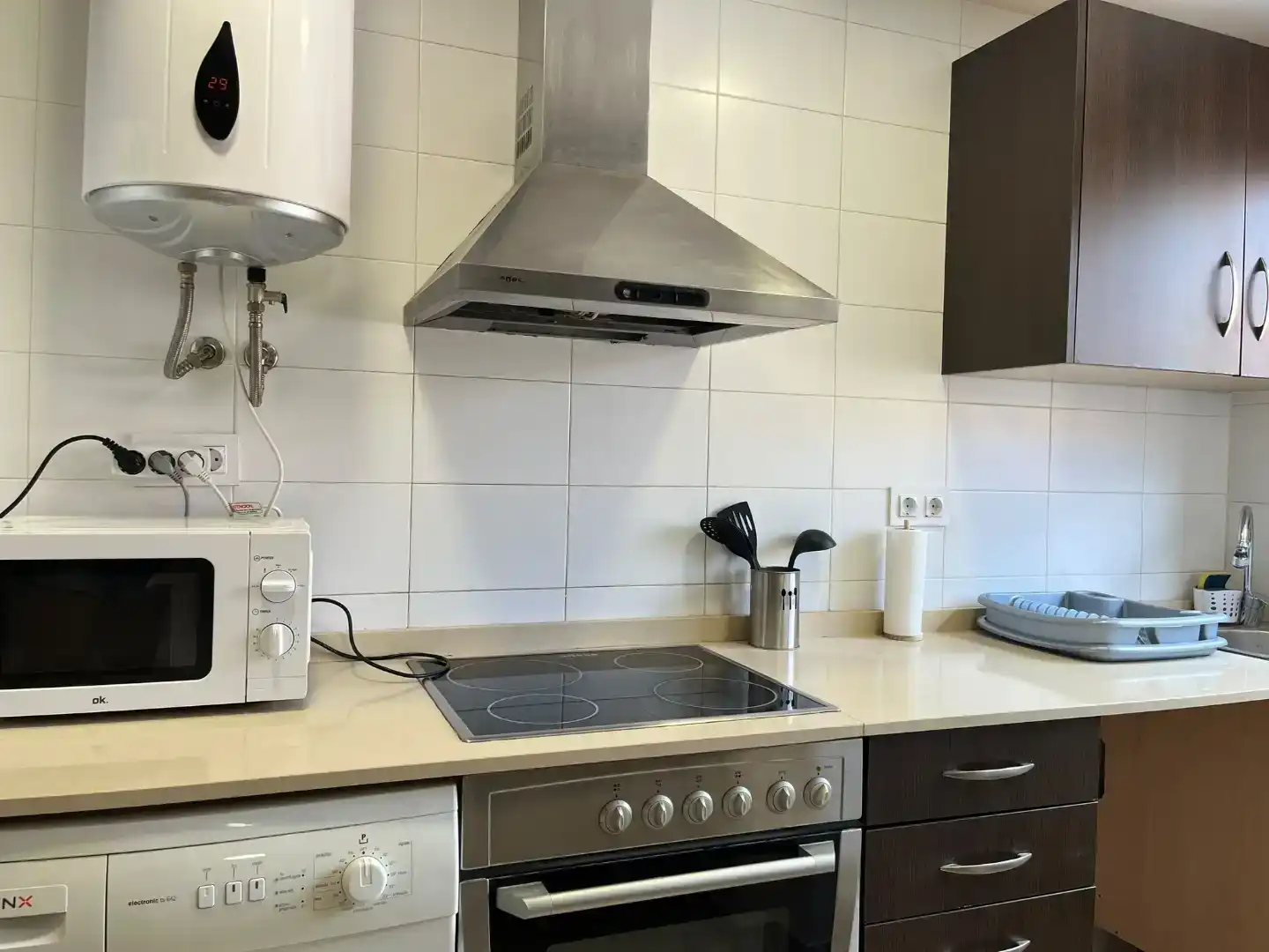 Küche von Wohnung zur Miete in Segorbe mit Möbliert, Ofen und Waschmaschine