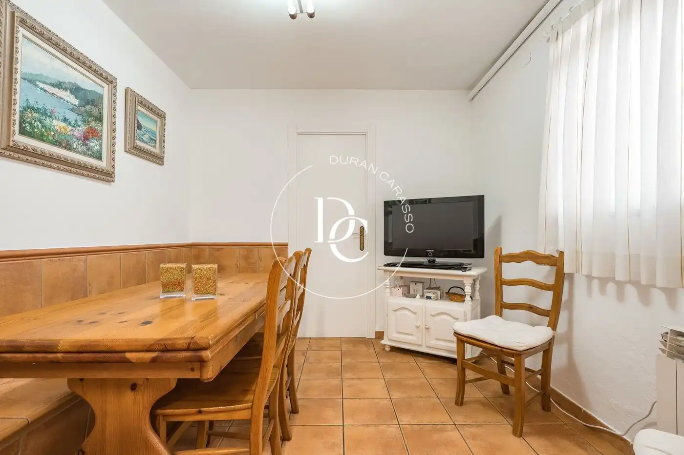 Menjador de Casa o xalet en venda en Sitges amb Calefacció, Jardí privat i Terrassa