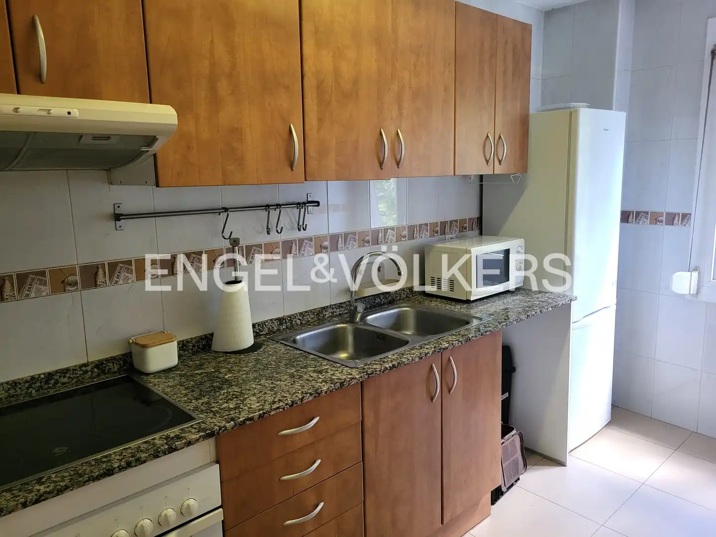 Kitchen of Flat for sale in Manresa  with Heating, Furnished and Balcony