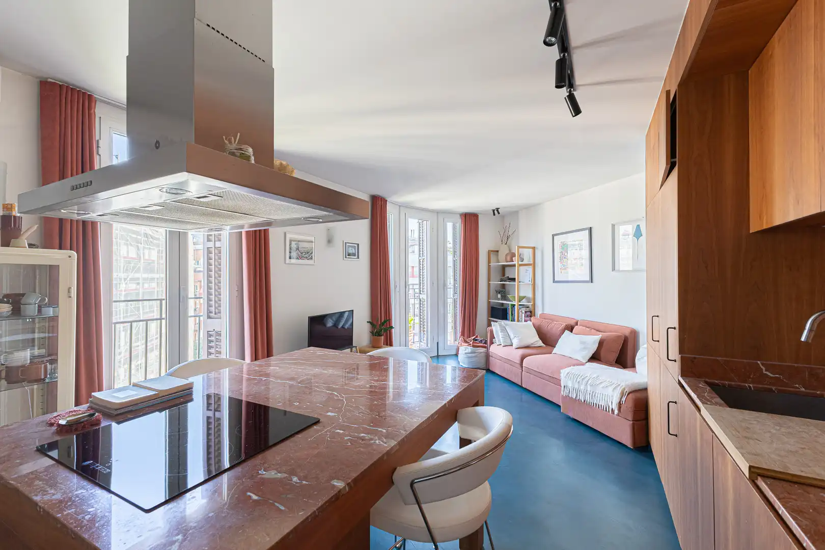 Living room of Flat for sale in Barcelona  with Heating and Balcony